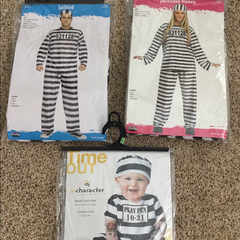 Family prisoner Halloween costume